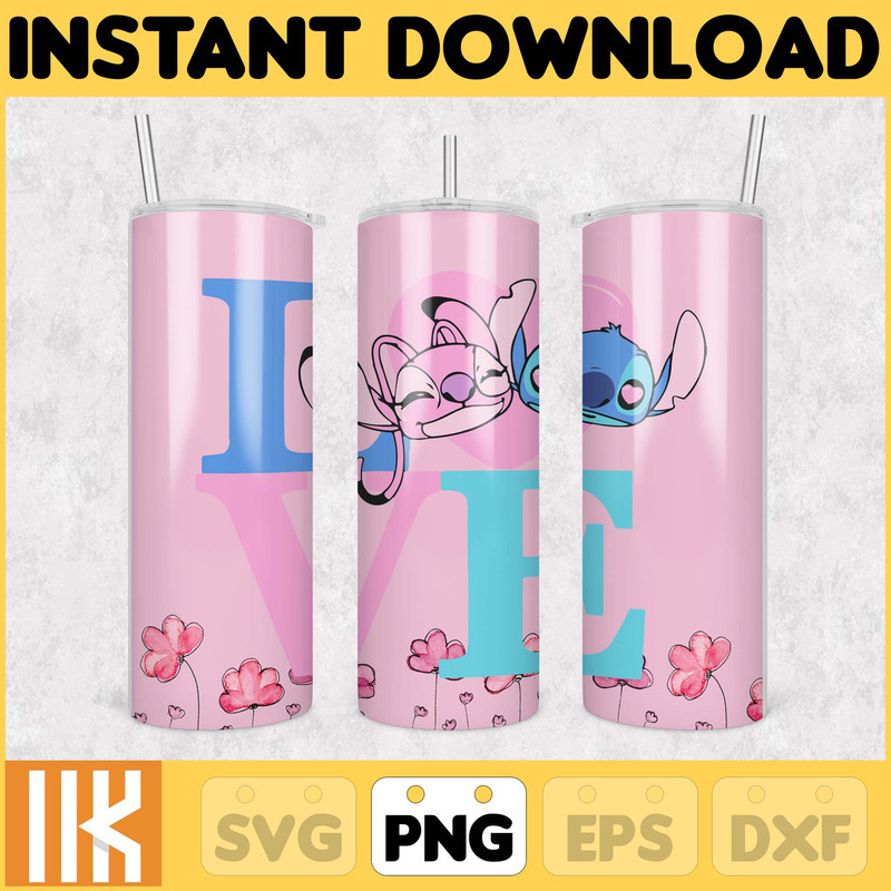 Lilo And Stitch Tumbler Wrap, 20 oz Lilo Tumbler PNG Image Sublimation, Stitch Tumbler Tumbler Cup, Cartoon Tumbler Wrap Design (60).jpg