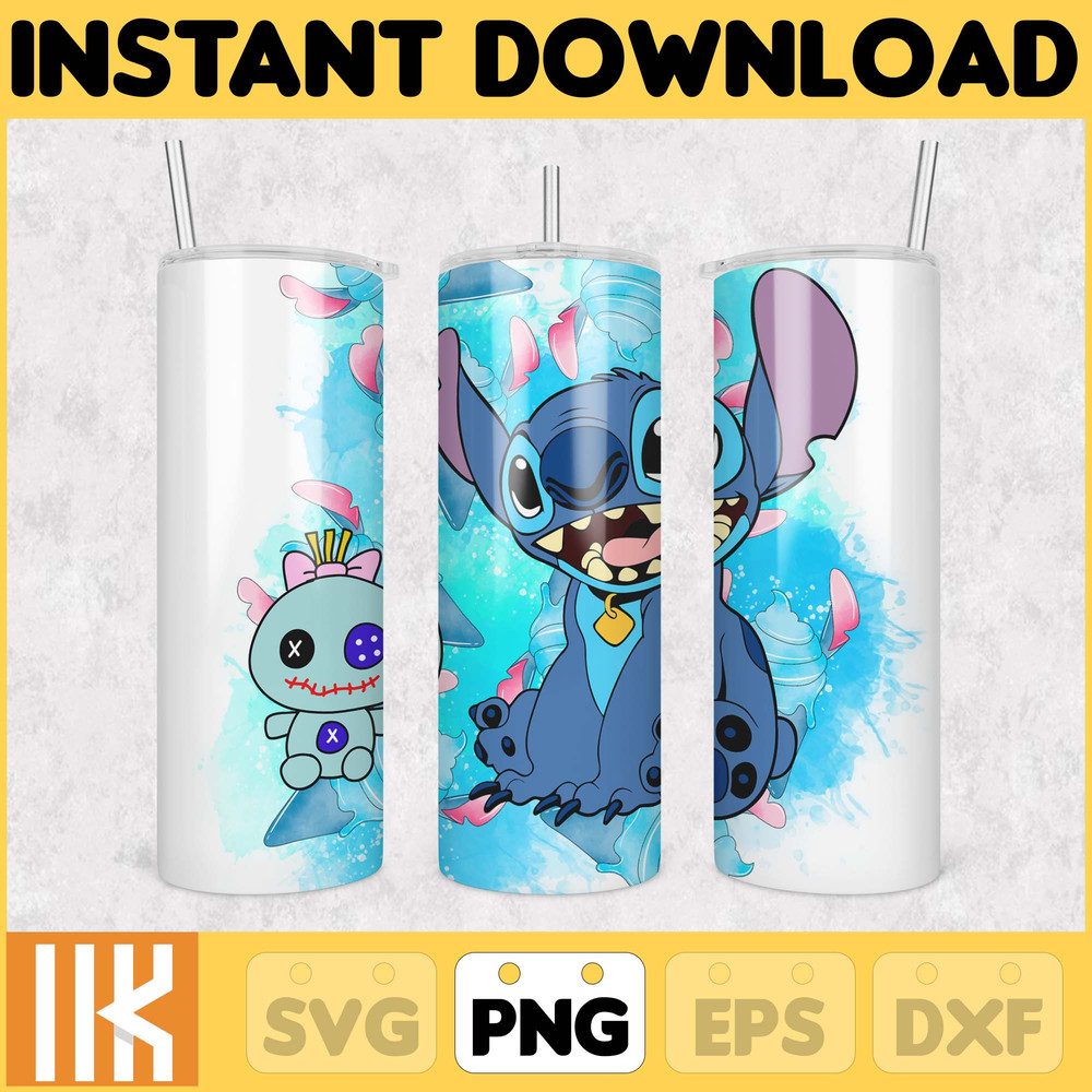 Lilo And Stitch Tumbler Wrap, 20 oz Lilo Tumbler PNG Image Sublimation, Stitch Tumbler Tumbler Cup, Cartoon Tumbler Wrap Design (86).jpg