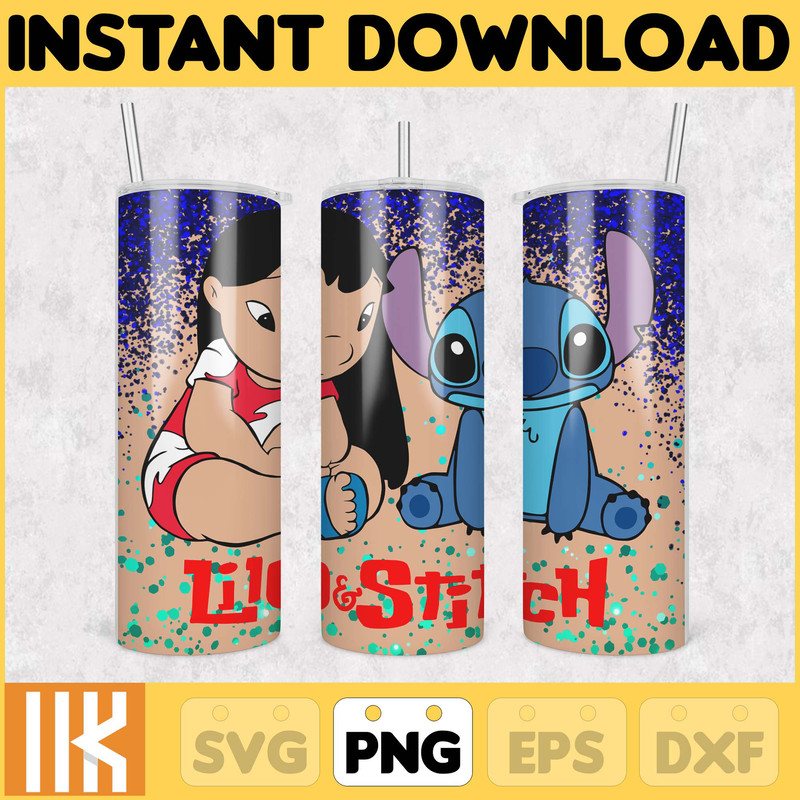 Lilo And Stitch Tumbler Wrap, 20 oz Lilo Tumbler PNG Image Sublimation, Stitch Tumbler Tumbler Cup, Cartoon Tumbler Wrap Design (88).jpg