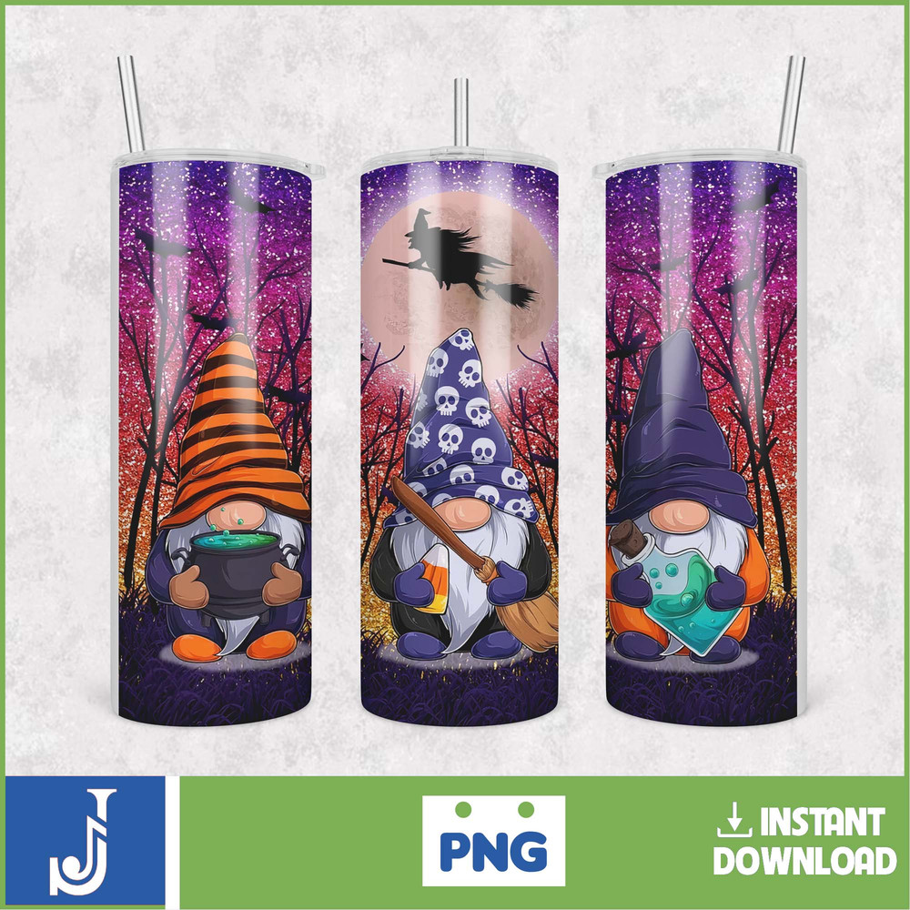 Horror Movies Characters Tumbler, Halloween Tumbler PNG, 20oz Skinny Tumbler, Scary Tumbler Wrap, Sublimation Designs (26).jpg