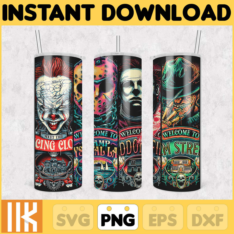 Witch, Horror Tumbler Design, 20oz Tumblers, Tumbler Wrap, Tumbler Designs, PNG Sublimation Design, Halloween Designs PNG (1).jpg