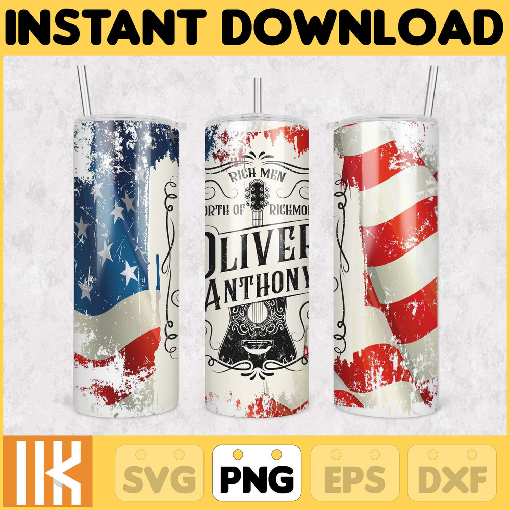 Rich Men North of Richmond Tumbler Wrap Png, Oliver Anthony 20oz Skinny Tumbler PNG, Rich Men North of Richmond Dollar Ain't (6).jpg