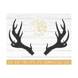 antler svg clipart silhouette design, vector antler dxf, eps, png, jpg, deer antler graphic clip art, antler cut cutting