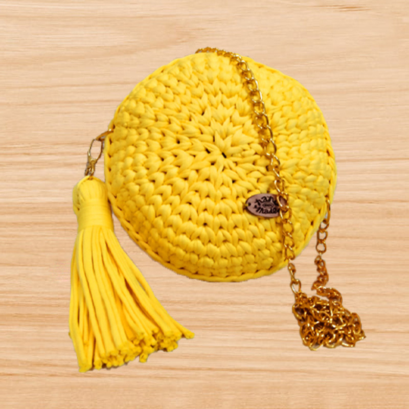 a crochet round bag pattern