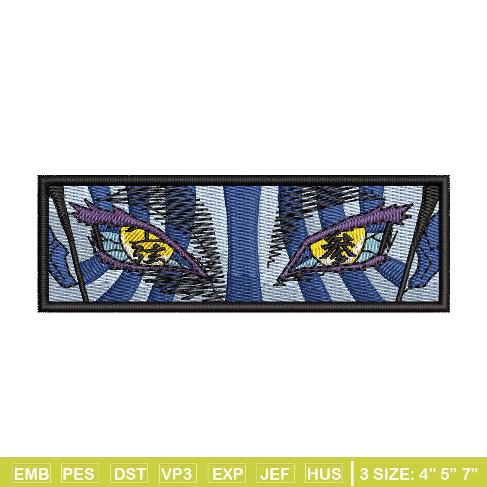 Akaza eyes embroidery design, Demon slayer embroidery, Anime design, Embroidery shirt, Embroidery file, Digital download.jpg