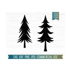 hand drawn pine tree svg cut file, pine tree clipart, wilderness, mother nature, forest svg, winter trees svg, christmas