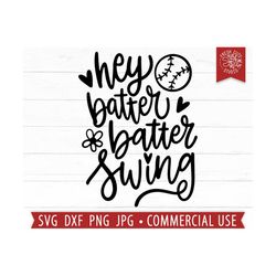 hey batter batter swing svg baseball quote cut file for cricut, softball svg saying, baseball mama svg, baseball svg han