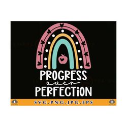 Progress Over Perfection SVG, Special Education SVG, Special Education Teacher Gifts Svg, SPED Teacher Shirt Svg, Files