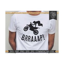 motorcycle dirt bike svg motorbike distressed cut file for cricut, brraaap, moto mom, racing, biker png dxf eps commerci
