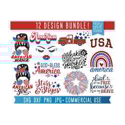 4th of july svg bundle, independence day, usa flag svg, retro america svg, stars and stripes, fourth of july shirt png,