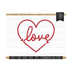 love heart svg retro valentine word cut file for cricut, silhouette, mom life hand lettered design, valentine's day shir