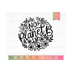 there is no planet b svg environmental cut file cricut, climate change svg, earth day svg, love earth svg, mother nature