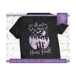 hocus pocus svg halloween shirt design, witch svg cut file rustic halloween, hocus pocus png sublimation, flying witch,