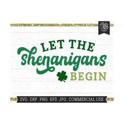 let the shenanigans begin svg, st patricks day svg cut file cricut, lucky svg, st patty's shirt design, retro st patrick