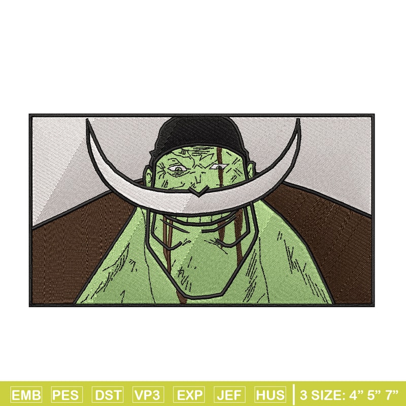 Newgate box embroidery design, One piece embroidery, Anime design, Embroidery shirt, Embroidery file, Digital download.jpg