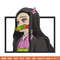 Nezuko bamboo box embroidery design, Nezuko embroidery, Anime design, Embroidery shirt, Embroidery file,Digital download.jpg