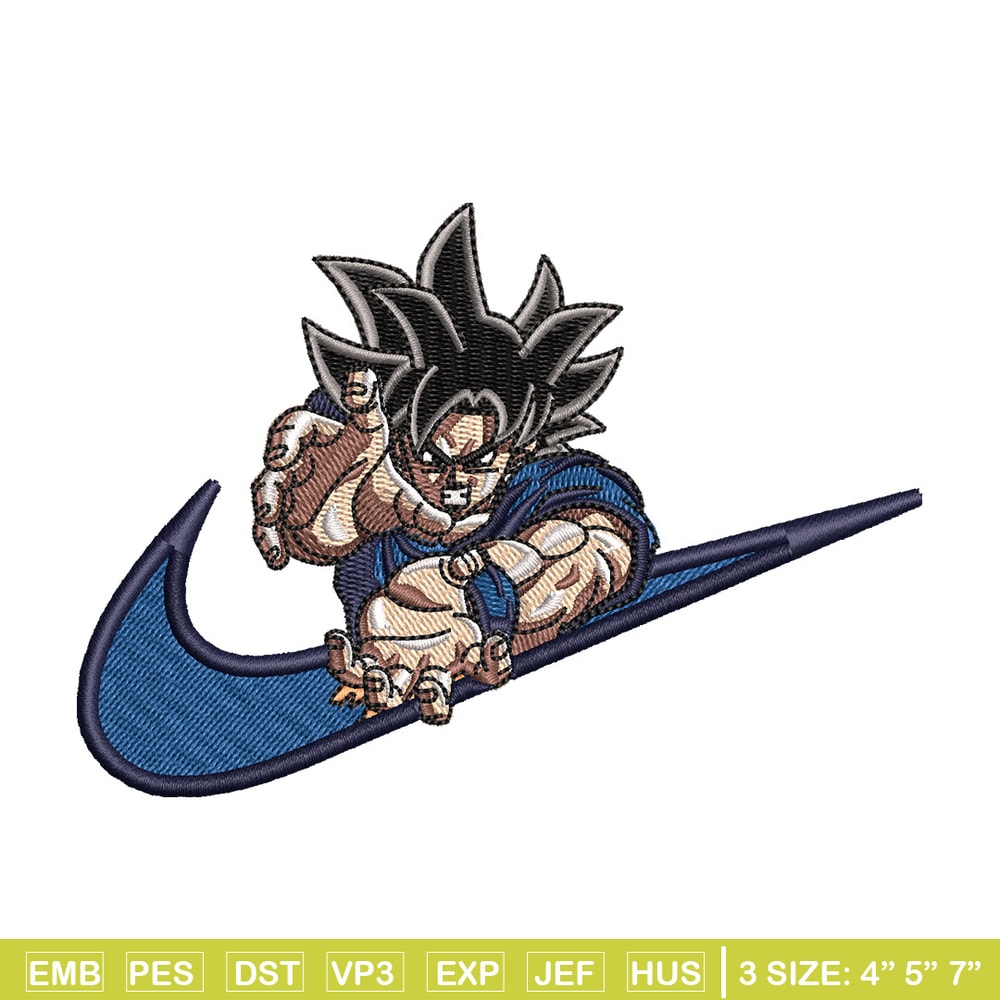 Songoku nike embroidery design, Dragonball embroidery, Nike design, Embroidery shirt, Embroidery file, Digital download.jpg