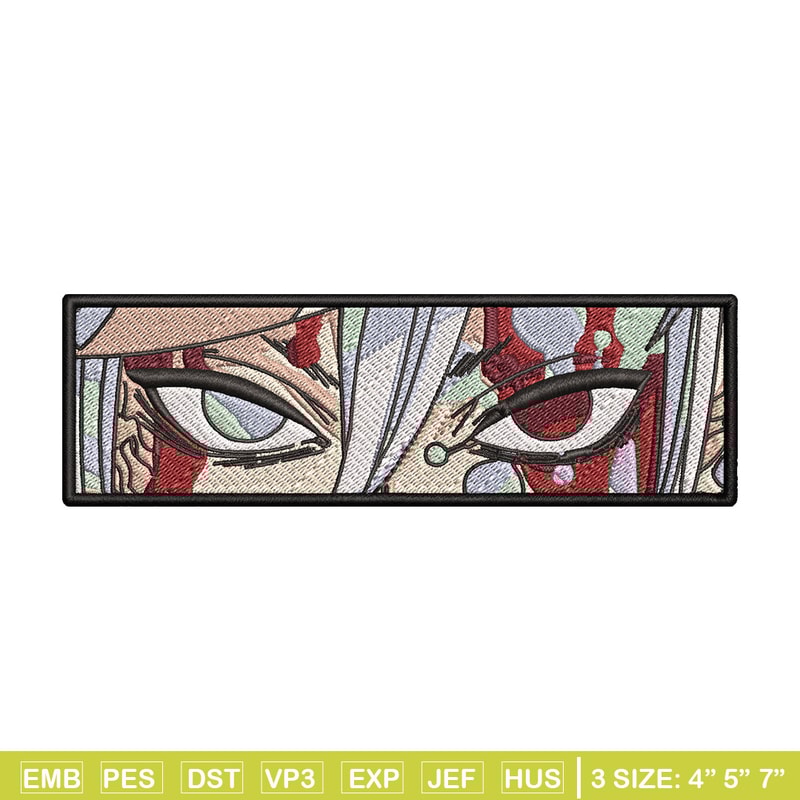 Tengen eyes embroidery design, Tengen embroidery, Embroidery shirt, Embroidery file, Anime design, Digital download.jpg
