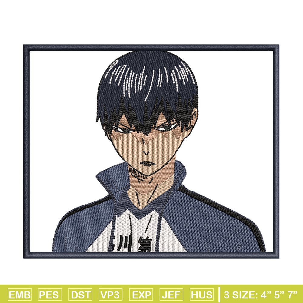 Tobio box embroidery design, Haikyuu embroidery, Anime design, Embroidery shirt, Embroidery file,Digital download.jpg