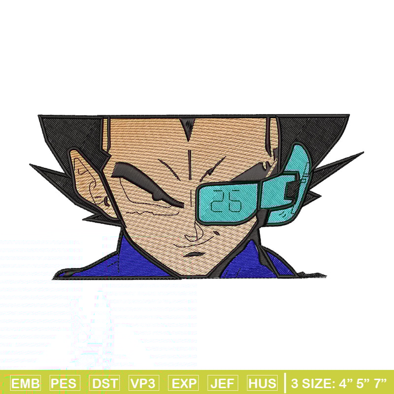 Vegeta eyes embroidery design, Dragonball embroidery, Anime design, Embroidery shirt, Embroidery file,Digital download.jpg