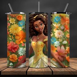 princess disney tumbler wrap, 3d cartoon tumbler wrap, 20oz skinny tumbler designs 34