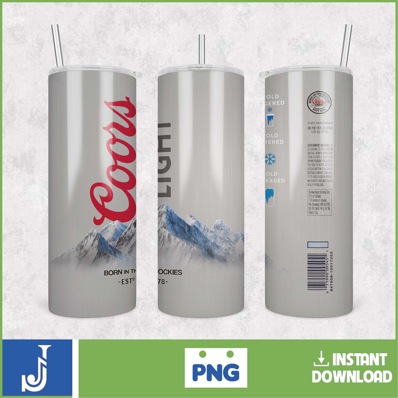 Beer Tumbler Png, Beer Tumbler design, Designs including Beers and brands, 20oz Skinny Tumbler wrap, digital download (40).jpg