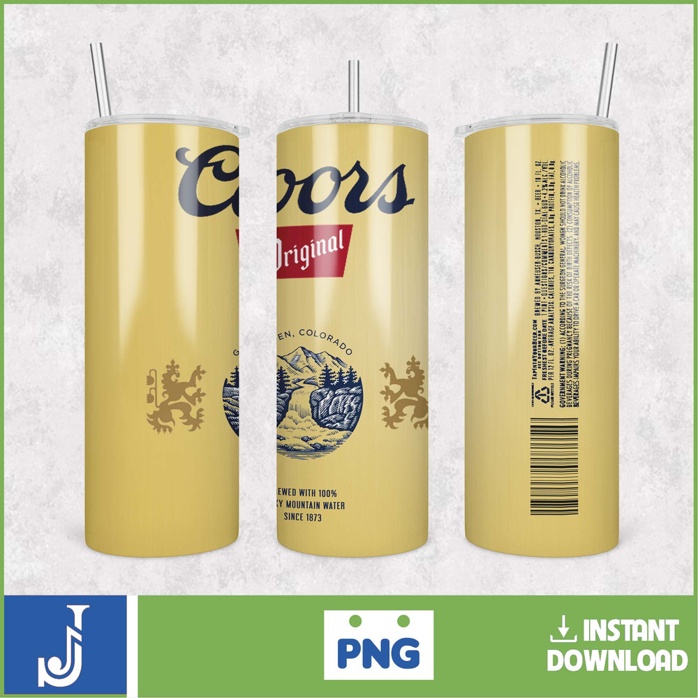 Beer Tumbler Png, Beer Tumbler design, Designs including Beers and brands, 20oz Skinny Tumbler wrap, digital download (41).jpg
