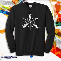 kansas wheat arrows men&8217s sweatshirt