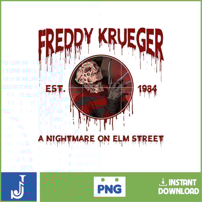 Horror movies characters freddy Png, Movie character Png, commercial use, Movie PNG, Halloween Png, Png for Shirt, Png Designs.jpg