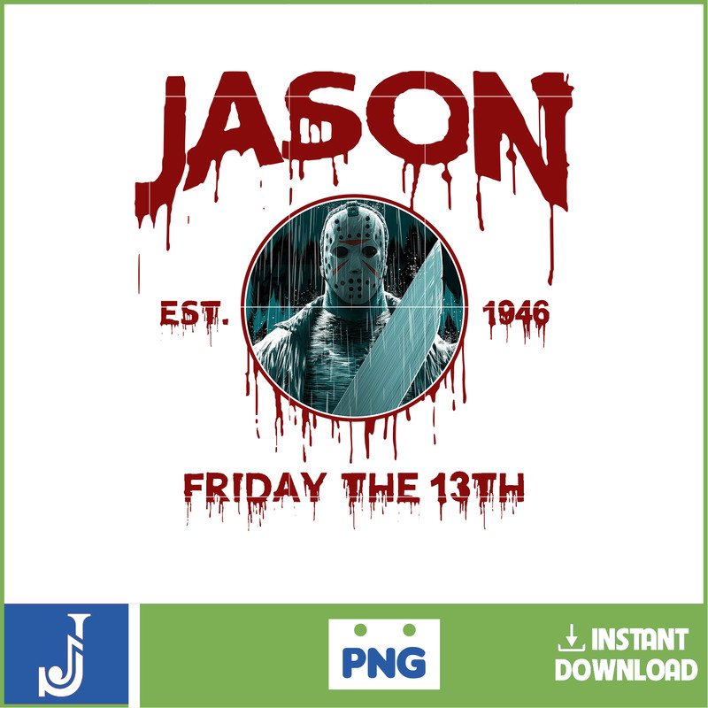Horror movies characters jason Png, Movie character Png, commercial use, Movie PNG, Halloween Png, Png for Shirt, Png Designs.jpg