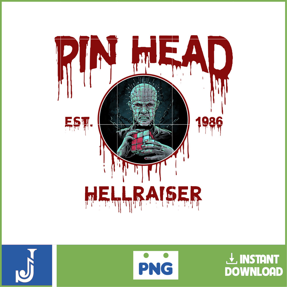 Horror movies characters pin head Png, Movie character Png, commercial use, Movie PNG, Halloween Png, Png for Shirt, Png Designs.jpg