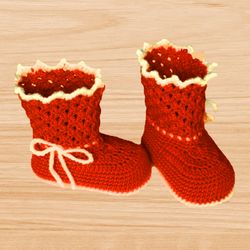 Crochet Boot Pattern, crochet baby boot pattern, woman's boot pattern, house slipper, house shoe, woman slipper, crochet
