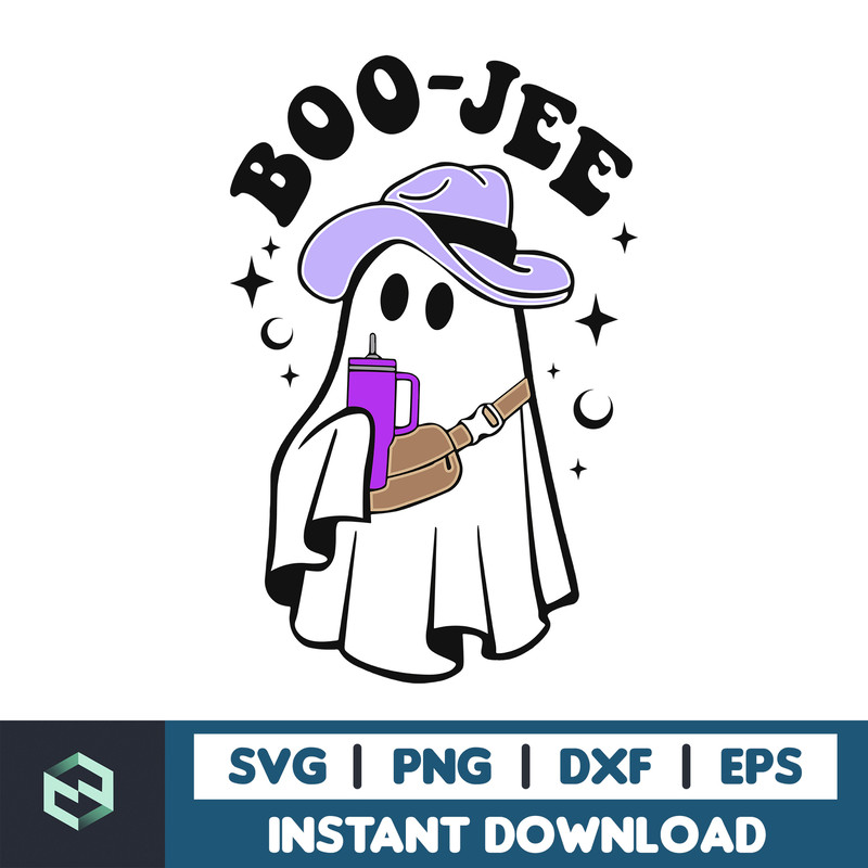 Boo-Jee Stanley Tumbler Inspired Ghost PNG, Fall Sublimation Design For T- Shirt, Printing Sticker Spooky Halloween PNG, Digital Download (9).jpg