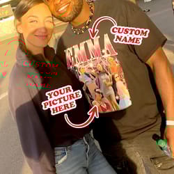 custom 90s vintage bootleg shirt, custom your own bootleg idea here shirt, custom bootleg girlfriend shirt, custom photo