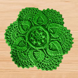 crochet rug pattern, crochet green rug, crochet doily rug pattern, super bulky rug, carpet for nursery, cottage style, c