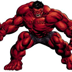 hulk png,red hulk,strong hulk,angry hulk,digital download,marvel hulk,muscular hulk,iron fist hulk,giant man,color print