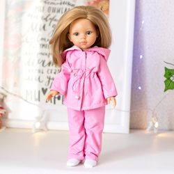 Pink Walking Costume for Dolls Paola Reina, Sibles Ruby Red