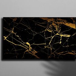 abstract wall art, black and gold marble, canvas print, abstract marble poster, canvas wall art, black and gold artwork,