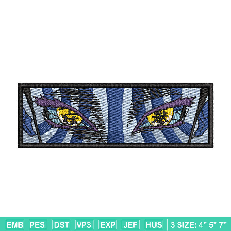 Akaza eyes embroidery design, Demon slayer embroidery, Anime design, Embroidery shirt, Embroidery file, Digital download.jpg