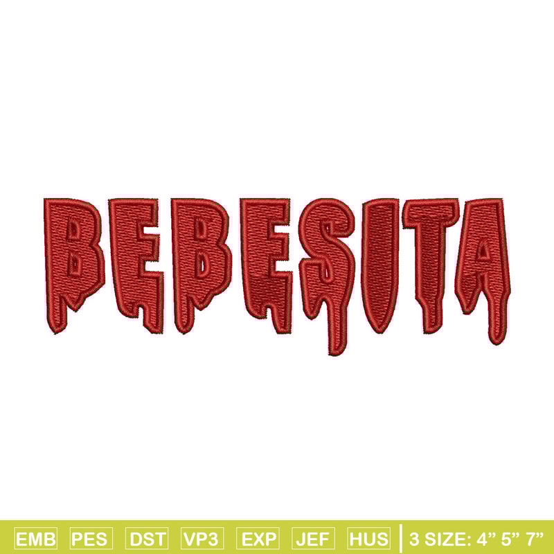 Bebesita embroidery design, Logo embroidery, Embroidery file, Embroidery shirt, Emb design, Digital download.jpg