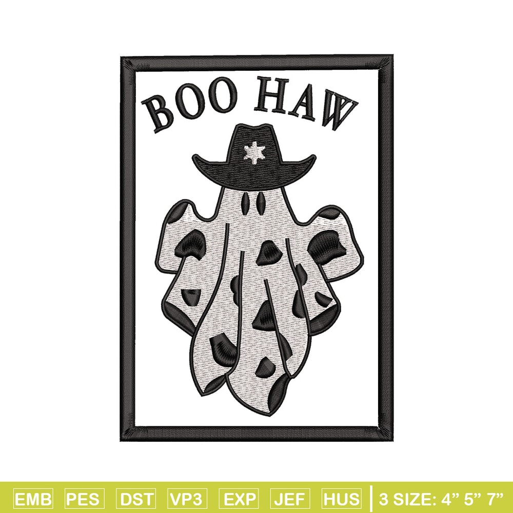 Boo haw embroidery design, Boo halloween embroidery, Embroidery file, Embroidery shirt, Emb design, Digital download.jpg
