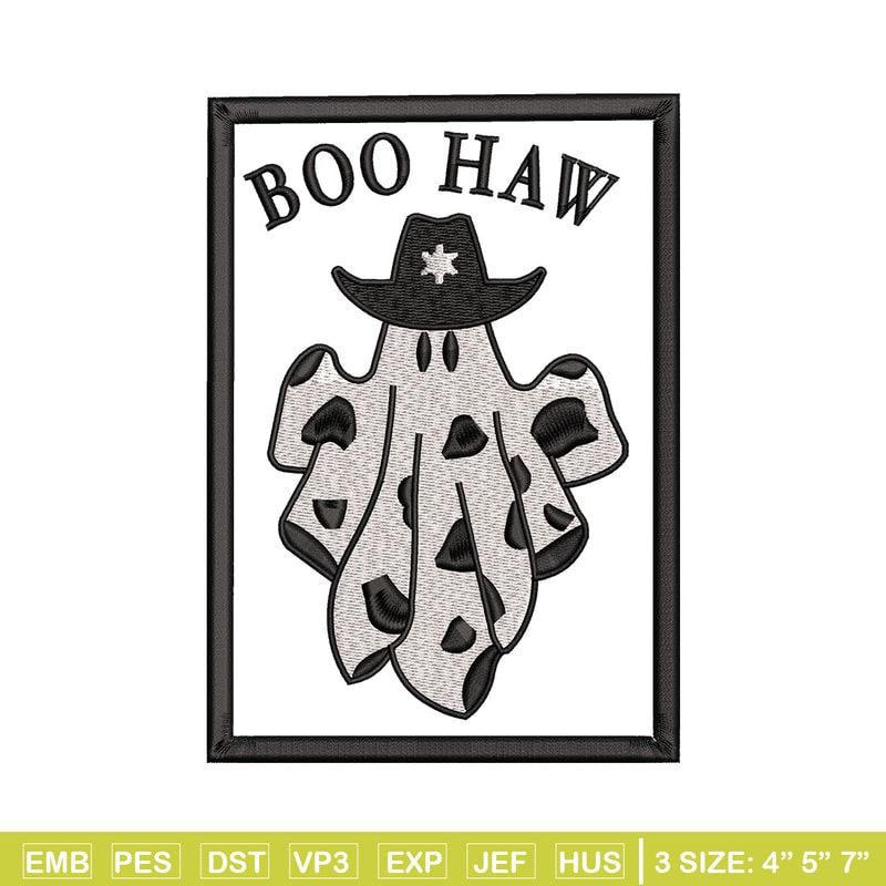 Boo haw embroidery design, Boo halloween embroidery, Embroidery file, Embroidery shirt, Emb design, Digital download.jpg
