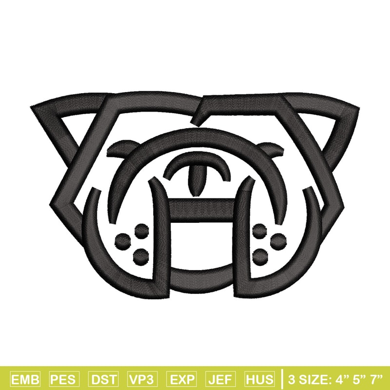 Bull dog embroidery design, Bull embroidery, Embroidery file, Embroidery shirt, Emb design, Digital download.jpg