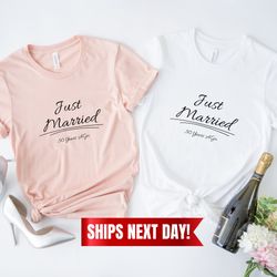 just married 50 years ago, 50th anniversary gift t shirt,married for 50 years,couples matching anniversary tee,anniversa