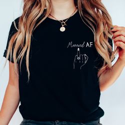 married af shirt, matching couples tees, wifey and hubby shirt, mr and mrs shirts, honeymoon shirt, bridal shower gift,