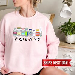 nurse friends, icu propofol sweatshirt, propofol crna medical critical care, friends nurse hoodie, gift for crna, icu cr