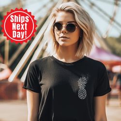 pocket size pineapple shirt, shirts for women, foodie shirt, summer shirt, cute pineapple t shirt, pineapple lover, gift