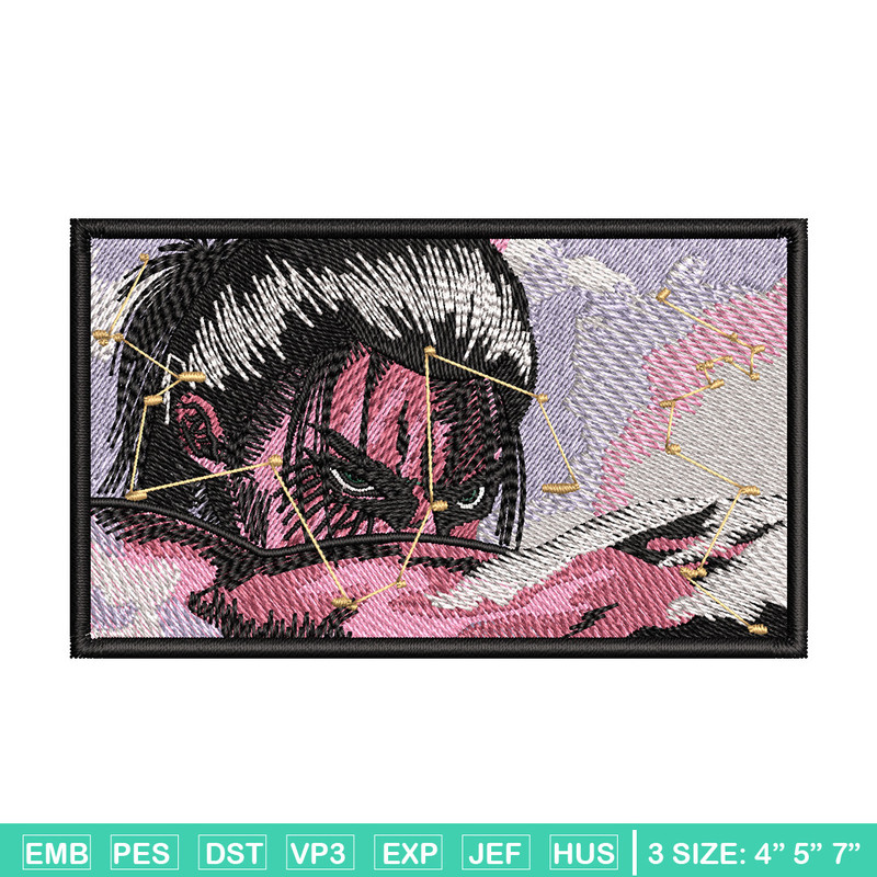 Eren rectangle embroidery design, Aot embroidery, Anime design, Embroidery shirt, Embroidery file, Digital download.zip.jpg