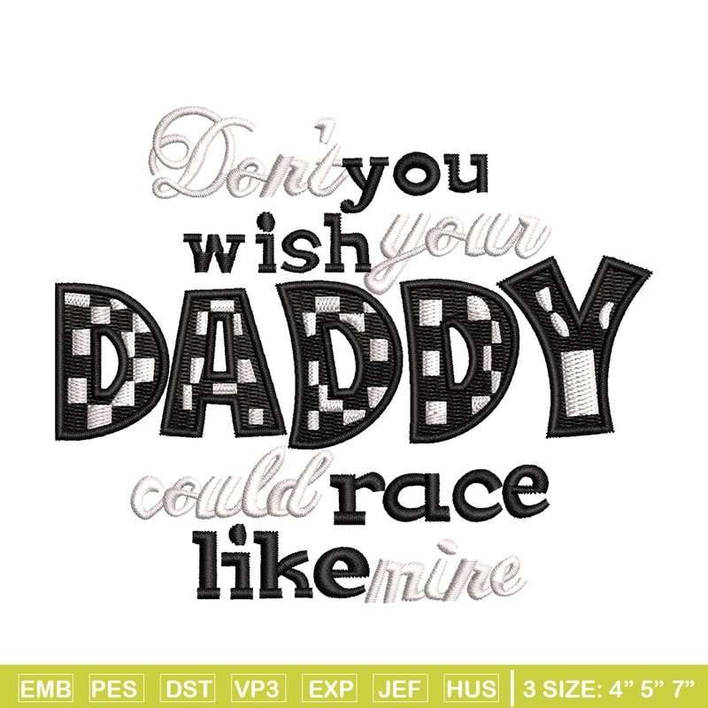 Dady logo embroidery design, Logo embroidery, Embroidery file, Embroidery shirt, Emb design, Digital download.jpg