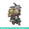 Friends chibi embroidery design, Tanjiro embroidery, Anime design, Embroidery shirt, Embroidery file, Digital download.jpg